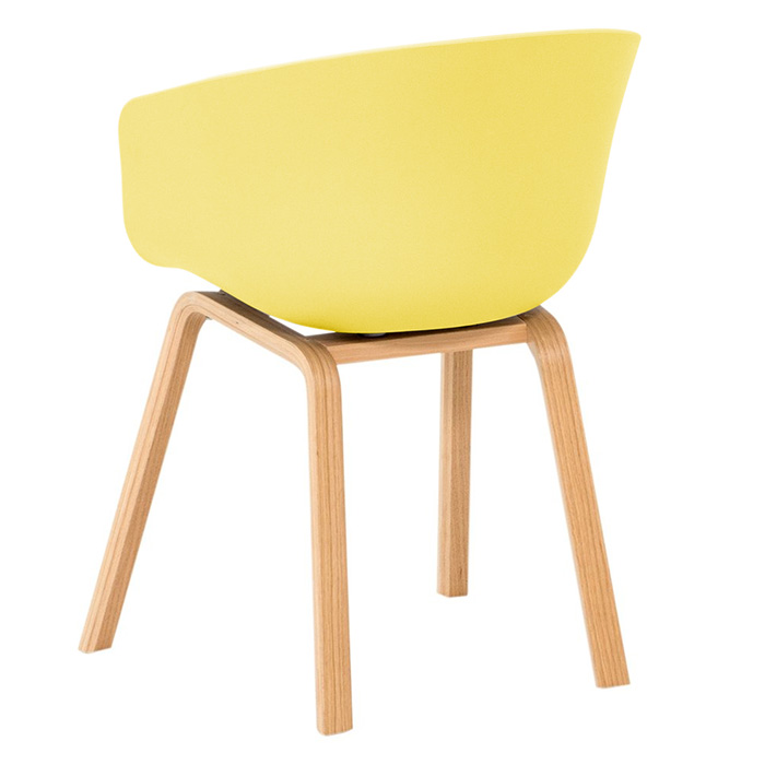 Пластиковый стул Желтый